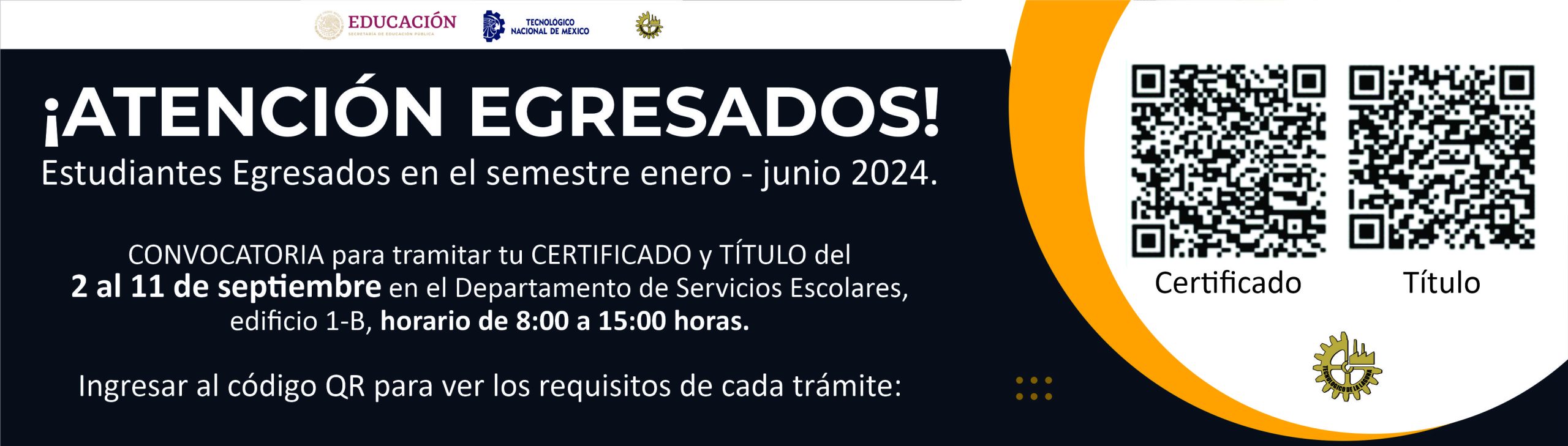 CONVOCATORIA CERTIFICADO Y TITULO!